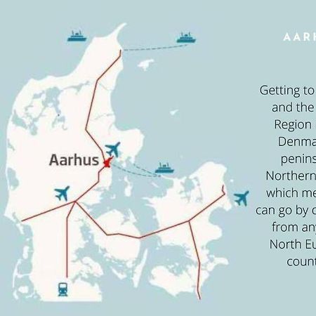 Bo Med Stil Og Udsigt Til Aarhus Lystbadehavn Apartment ภายนอก รูปภาพ