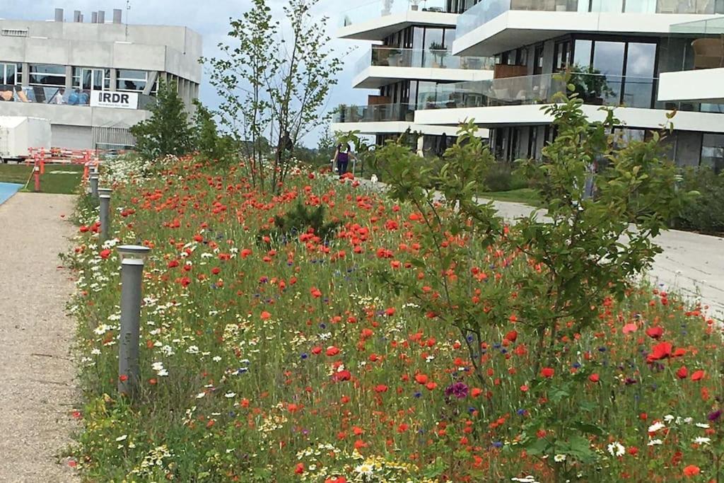 Bo Med Stil Og Udsigt Til Aarhus Lystbadehavn Apartment ภายนอก รูปภาพ