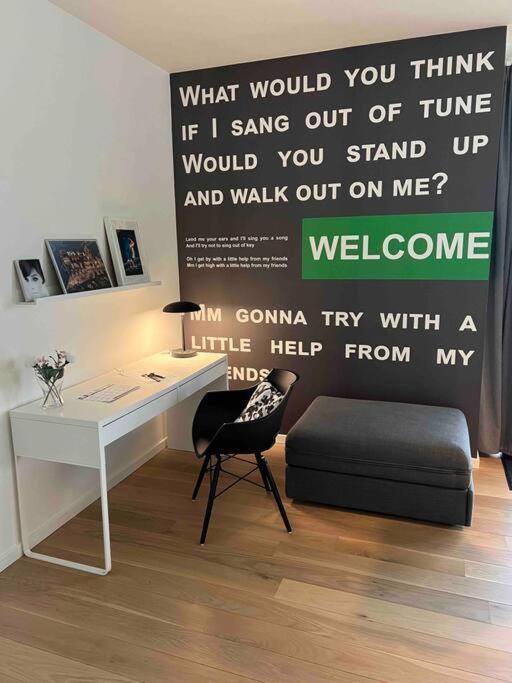 Bo Med Stil Og Udsigt Til Aarhus Lystbadehavn Apartment ภายนอก รูปภาพ