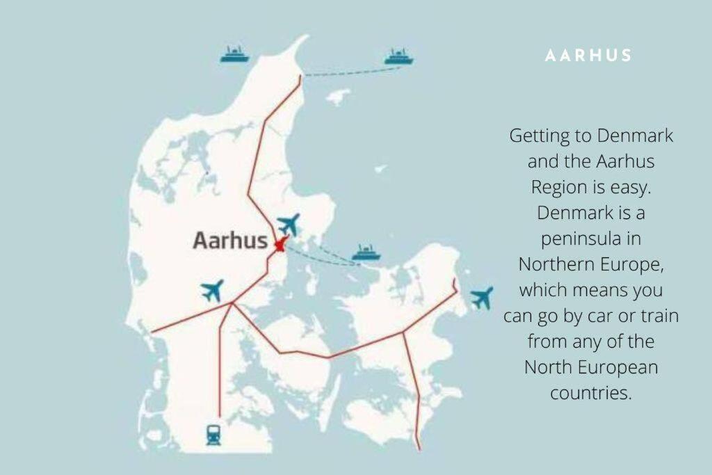 Bo Med Stil Og Udsigt Til Aarhus Lystbadehavn Apartment ภายนอก รูปภาพ