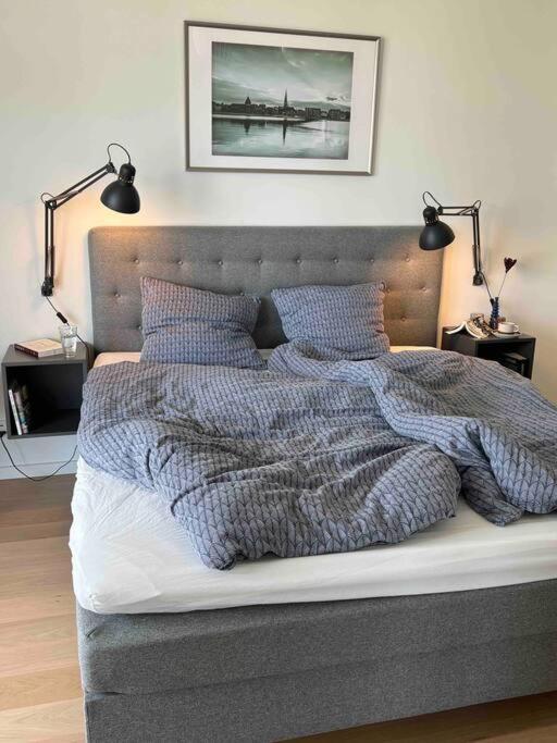 Bo Med Stil Og Udsigt Til Aarhus Lystbadehavn Apartment ภายนอก รูปภาพ