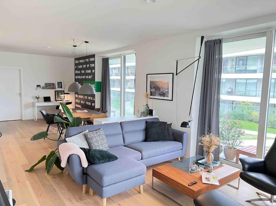 Bo Med Stil Og Udsigt Til Aarhus Lystbadehavn Apartment ภายนอก รูปภาพ