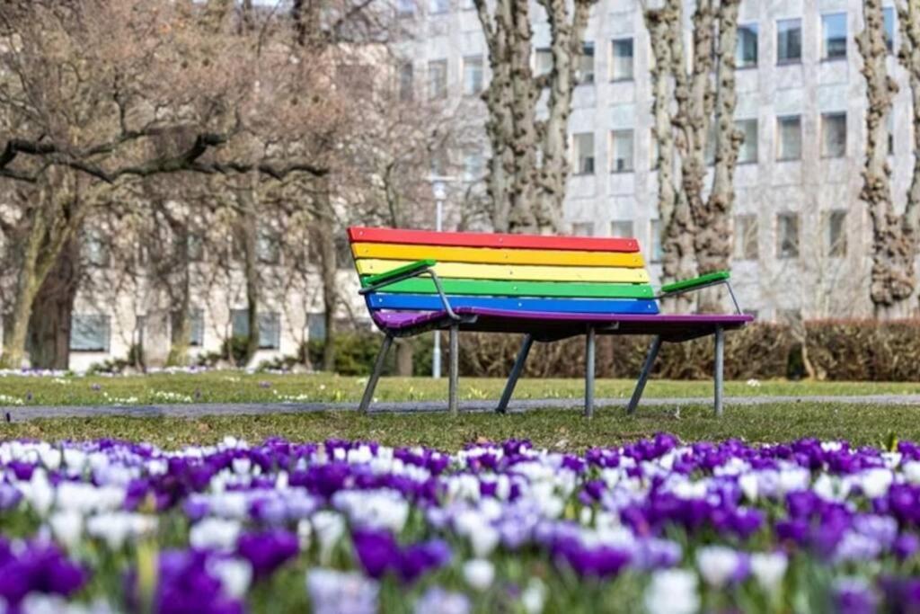 Bo Med Stil Og Udsigt Til Aarhus Lystbadehavn Apartment ภายนอก รูปภาพ